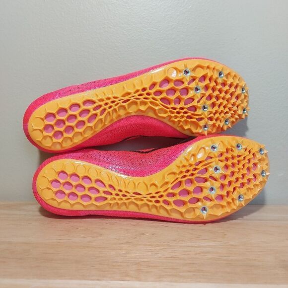 Nike Zoom Superfly Elite 2 Pink Orange Track Spikes CD4382-600 Men's Size 9 - Picture 6 of 7